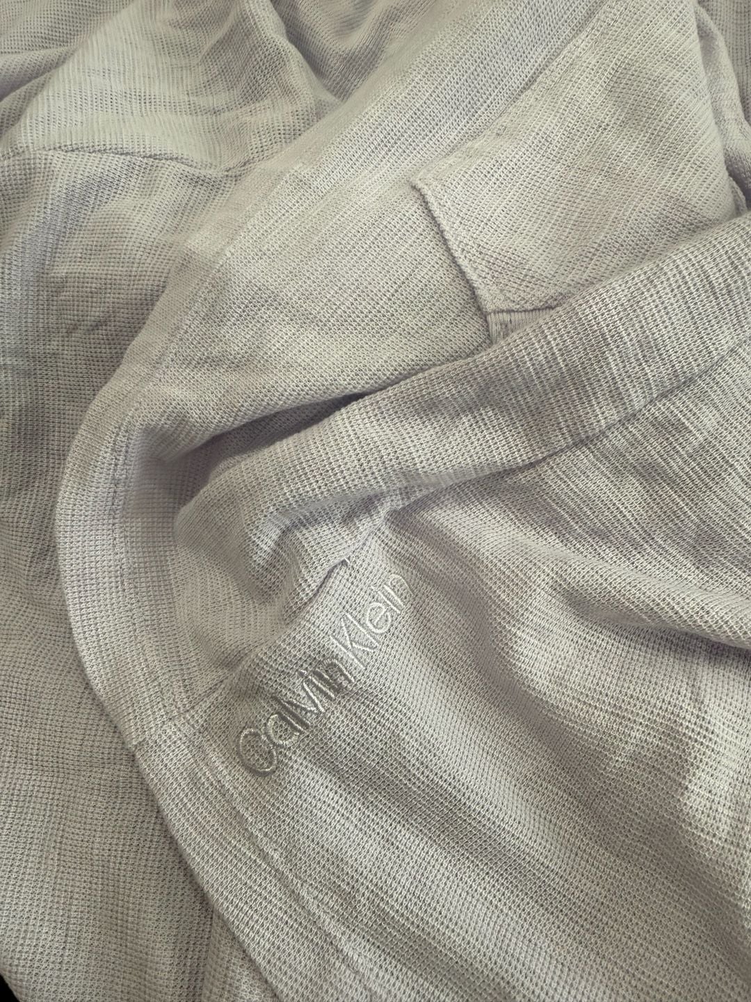 Calvin Klein Performance Light Gray Full Zip Hoodie Sweatshirt Size 2X 6