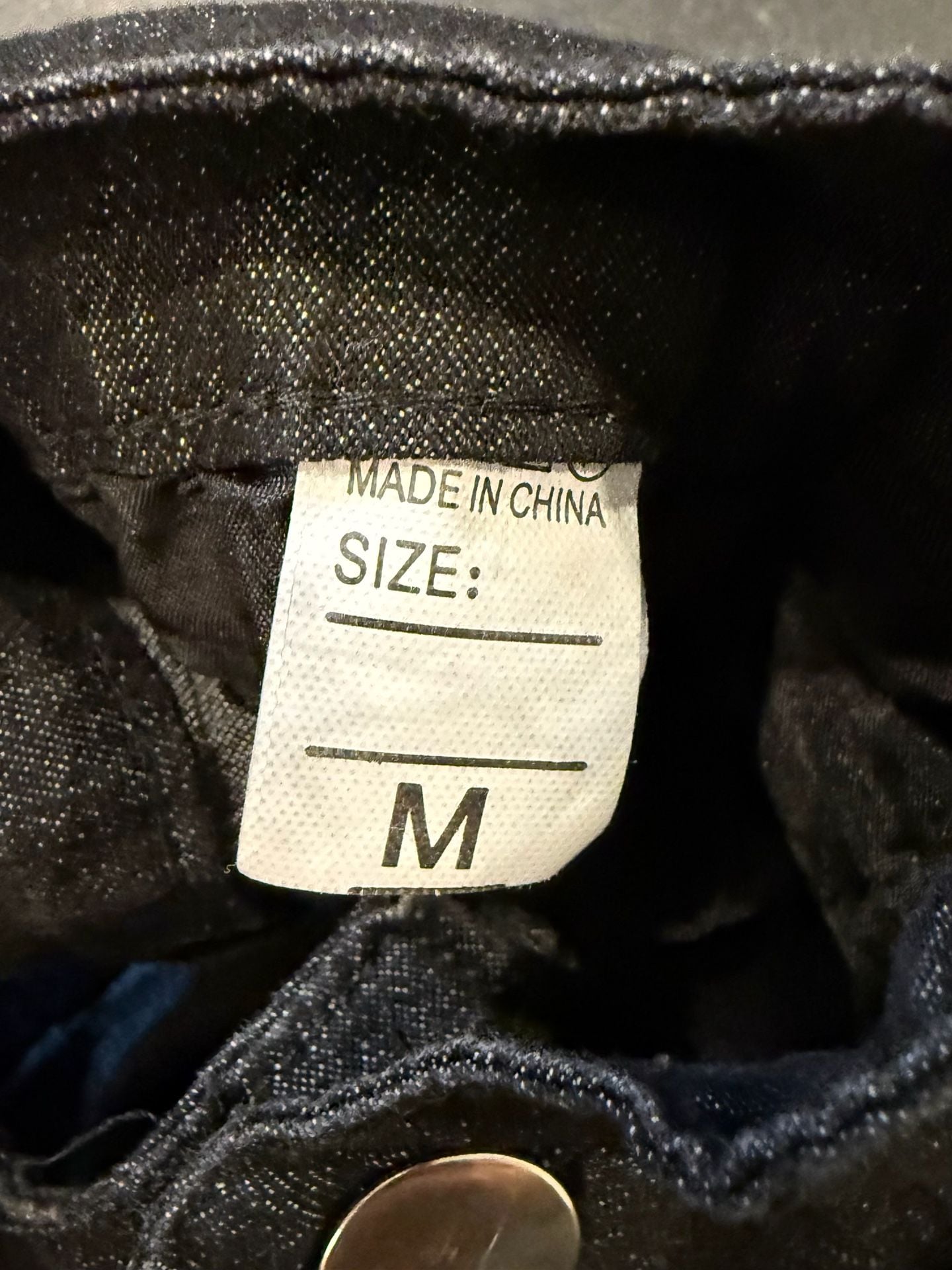 Black Flare Jeans Laced Hems 5