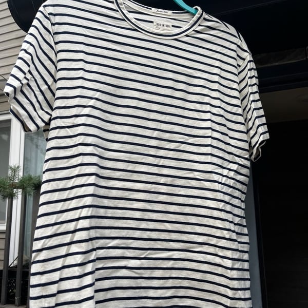 Todd Snyder Striped T-Shirt Size M Japanese Fabric