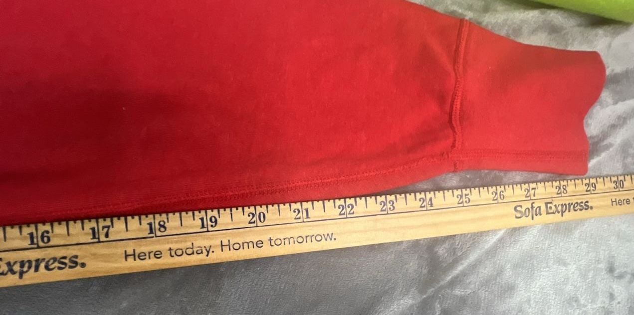 L.L. Bean Red Long Sleeve Henley long underwear Size L Reg OD8J7 9