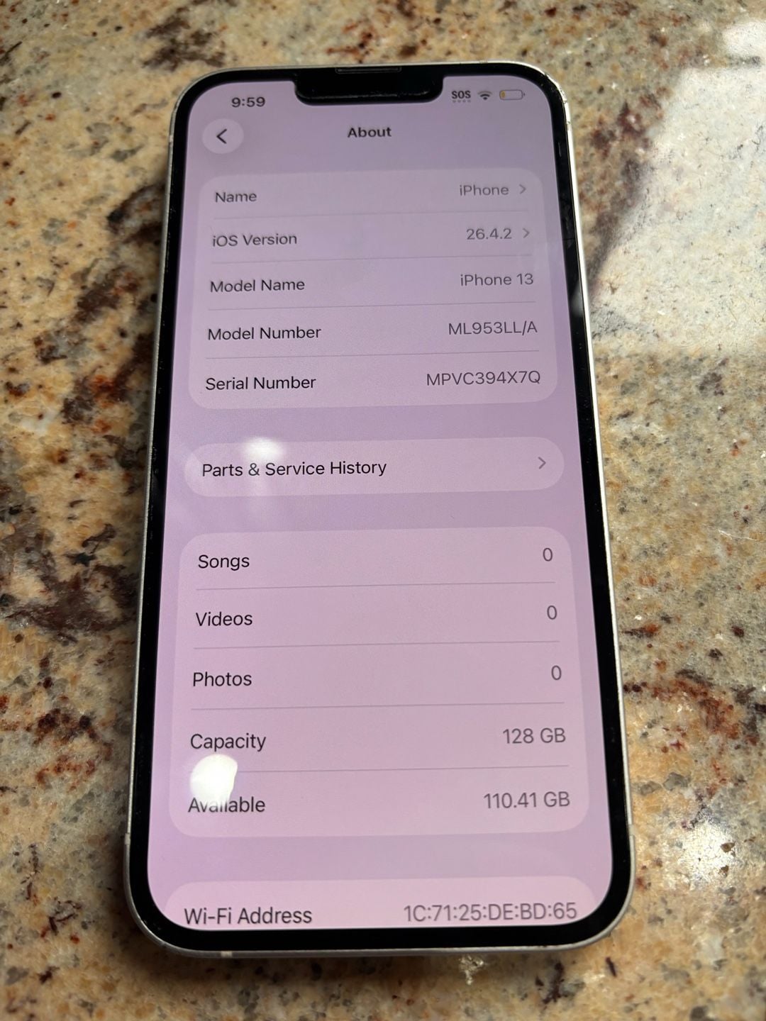 Apple iPhone 13 128GB Starlight White Unlocked 3