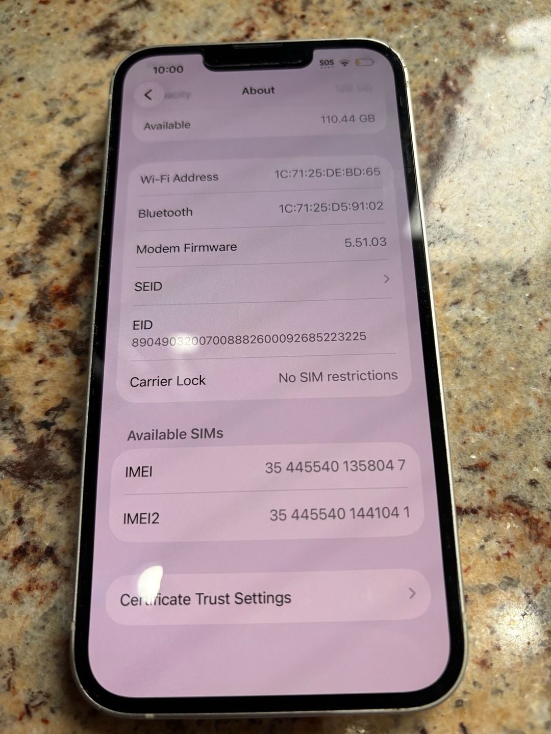 Apple iPhone 13 128GB Starlight White Unlocked 4