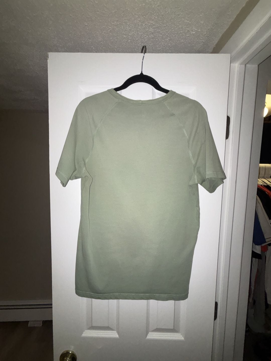 Carhartt Shirt Mens Olive Green Short Sleeve Logo Pocket Tee Workwear 6