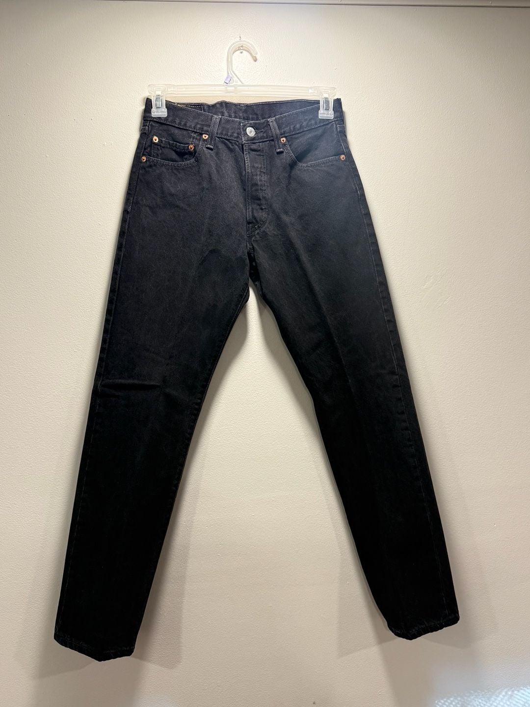 Levi's 501 Jeans Black Denim 2