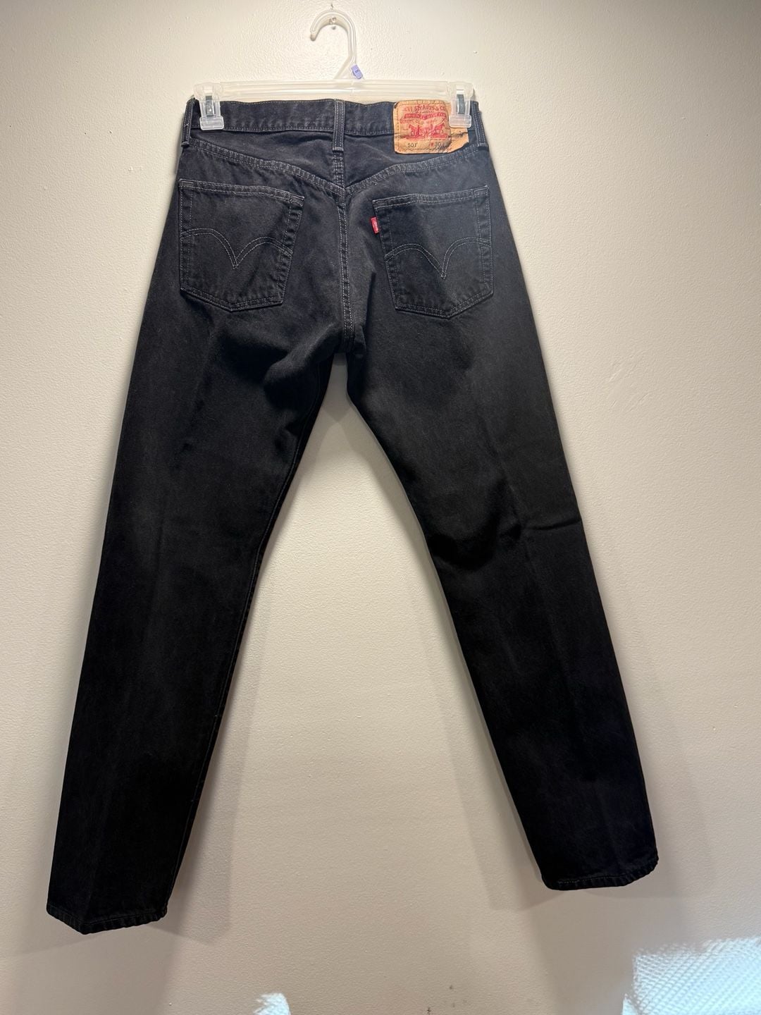 Levi's 501 Jeans Black Denim 3