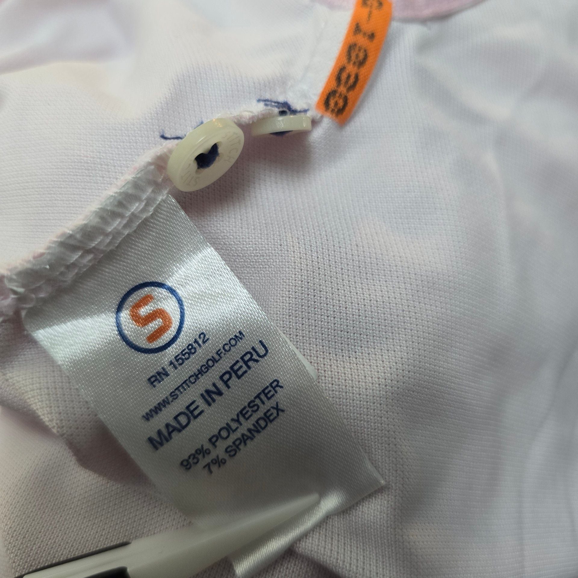 Stitch Polo Size XXL Pink 8