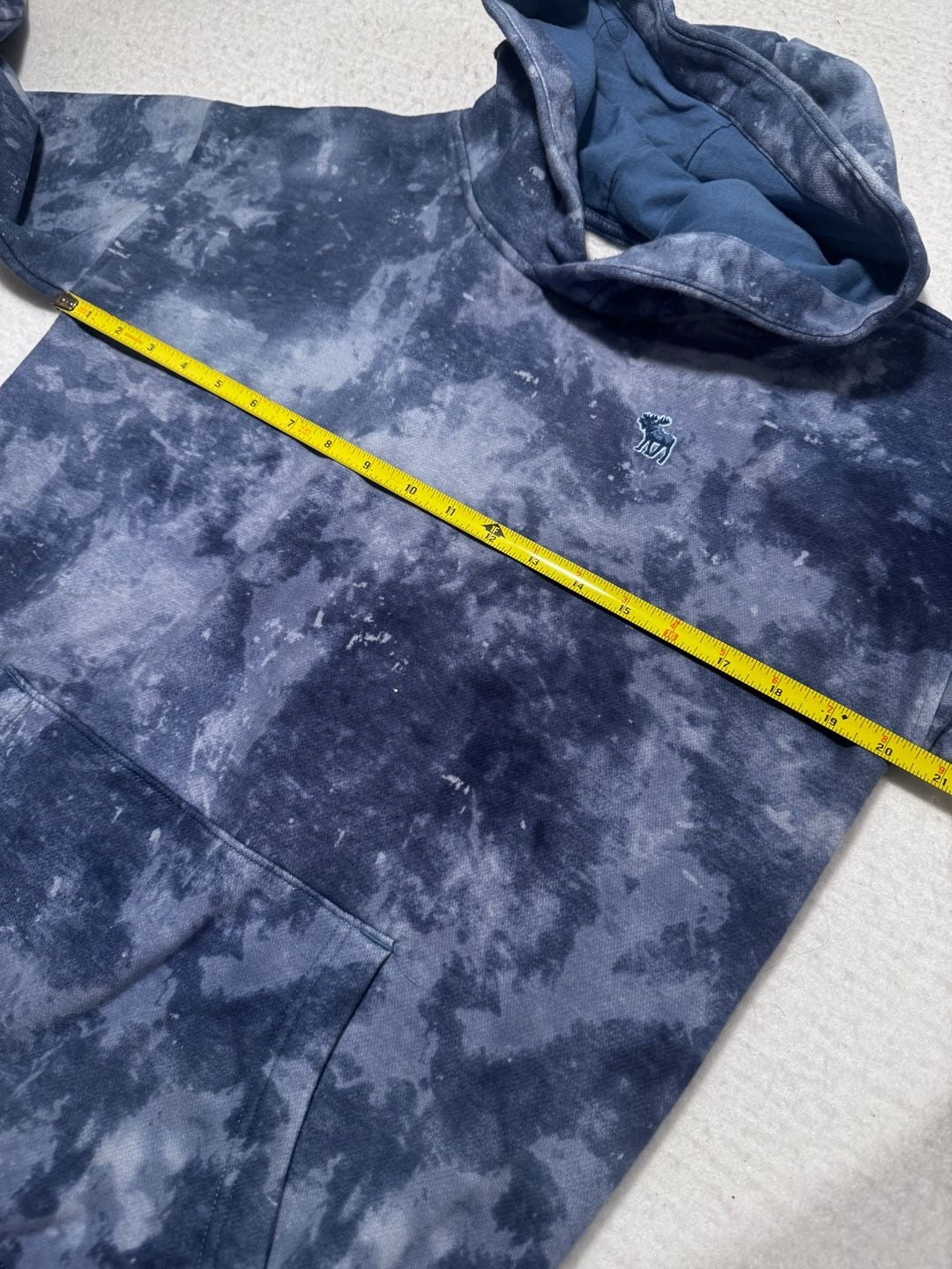 Abercrombie Kids Tie Dye Fleece Hoodie Size 15/16 Blue 5