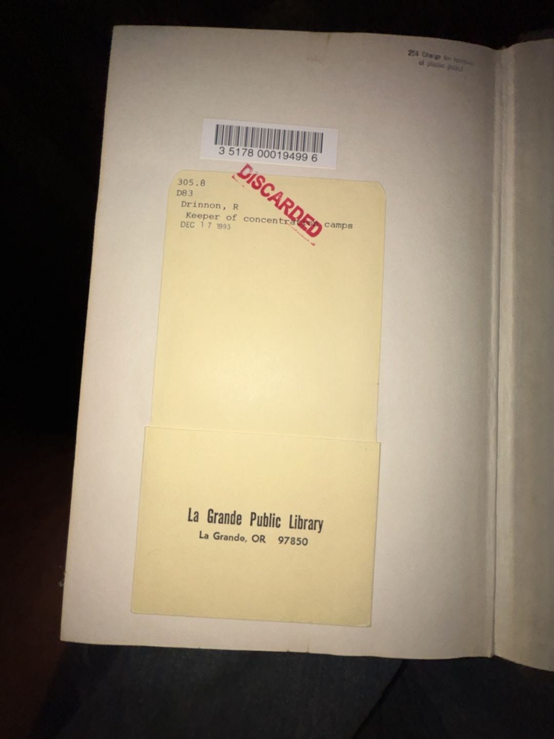 University of California Press Keeper of Concentration Camps Book 5