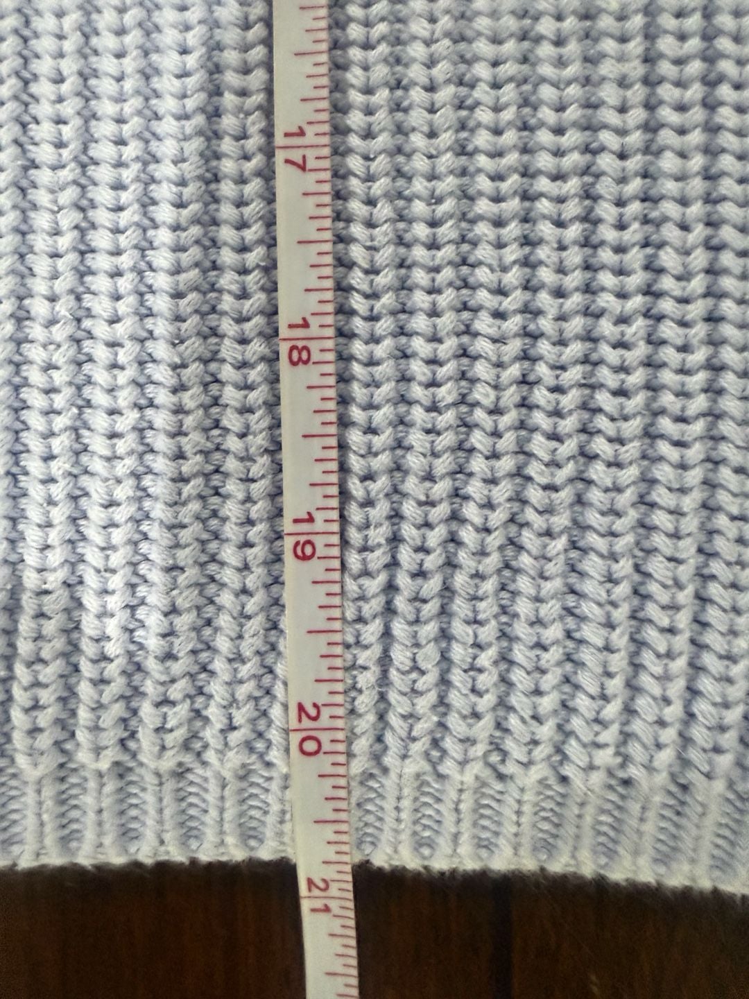 525 America Periwinkle 100% Cotton Chunky Rib Knit Crewneck Sweater Medium 8