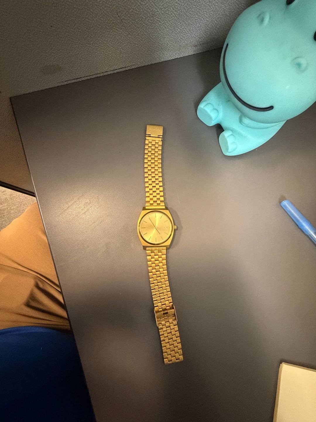 Nixon Time Teller Gold Watch Stainless Steel 3