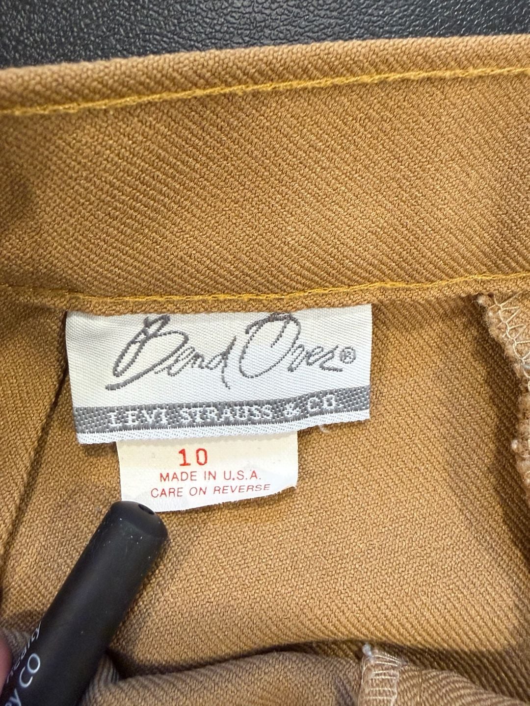 Bend Over Levi Strauss & Co Pants Size 10 Brown Trousers 4