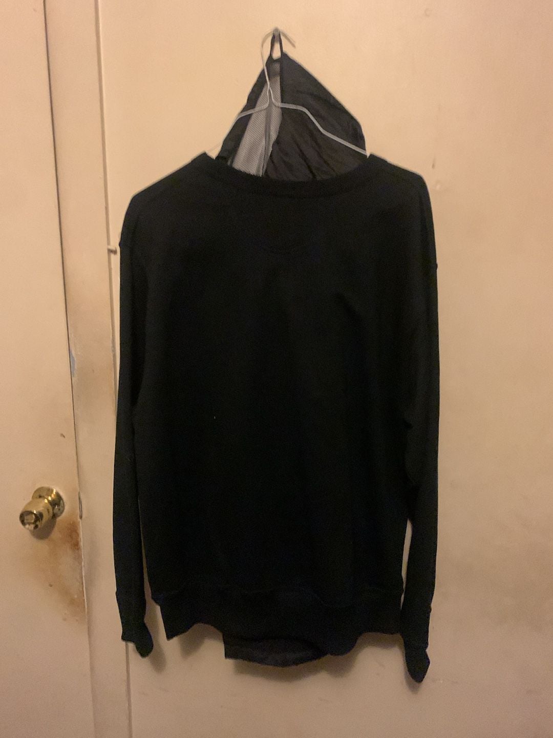 Champion Crewneck Sweatshirt Size XL Black Script Logo Pullover 3
