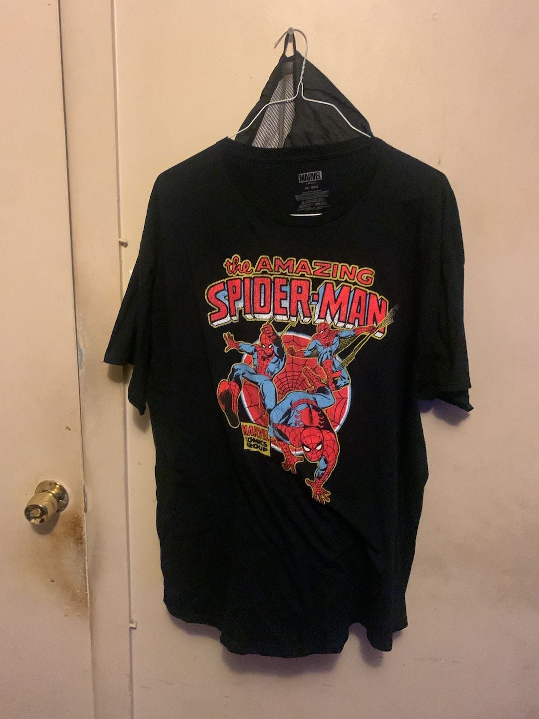 Marvel The Amazing Spider-Man Graphic T-Shirt Size 2X Black 1