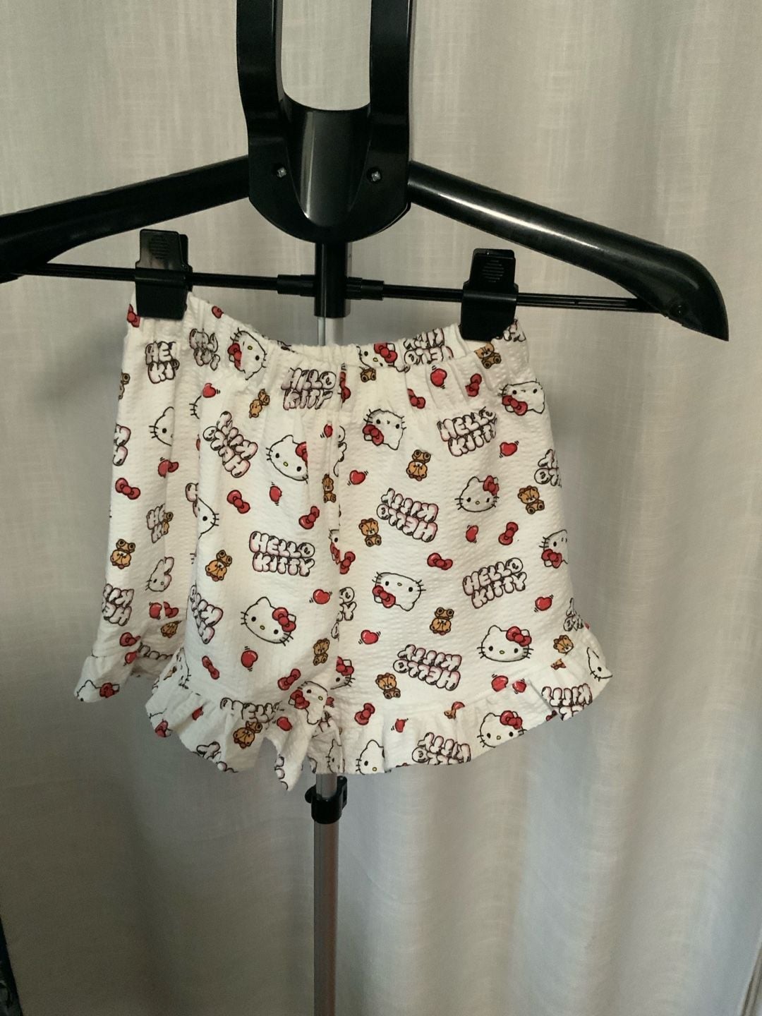 Hello Kitty Primark NWOT Girls Size 6-7 Yrs White Lounge Set 4
