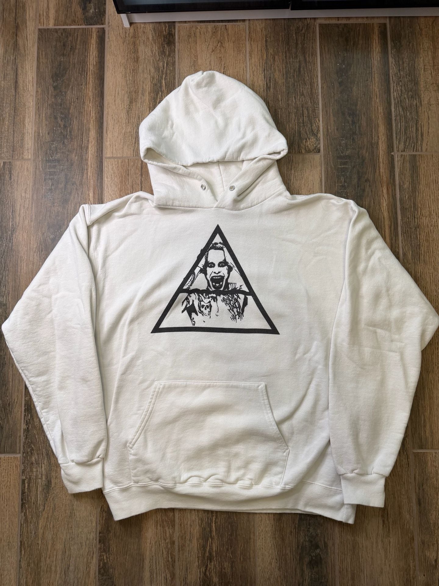 Hanes Graphic Hoodie Size M 38-40 White 30 Seconds To Insanity 2