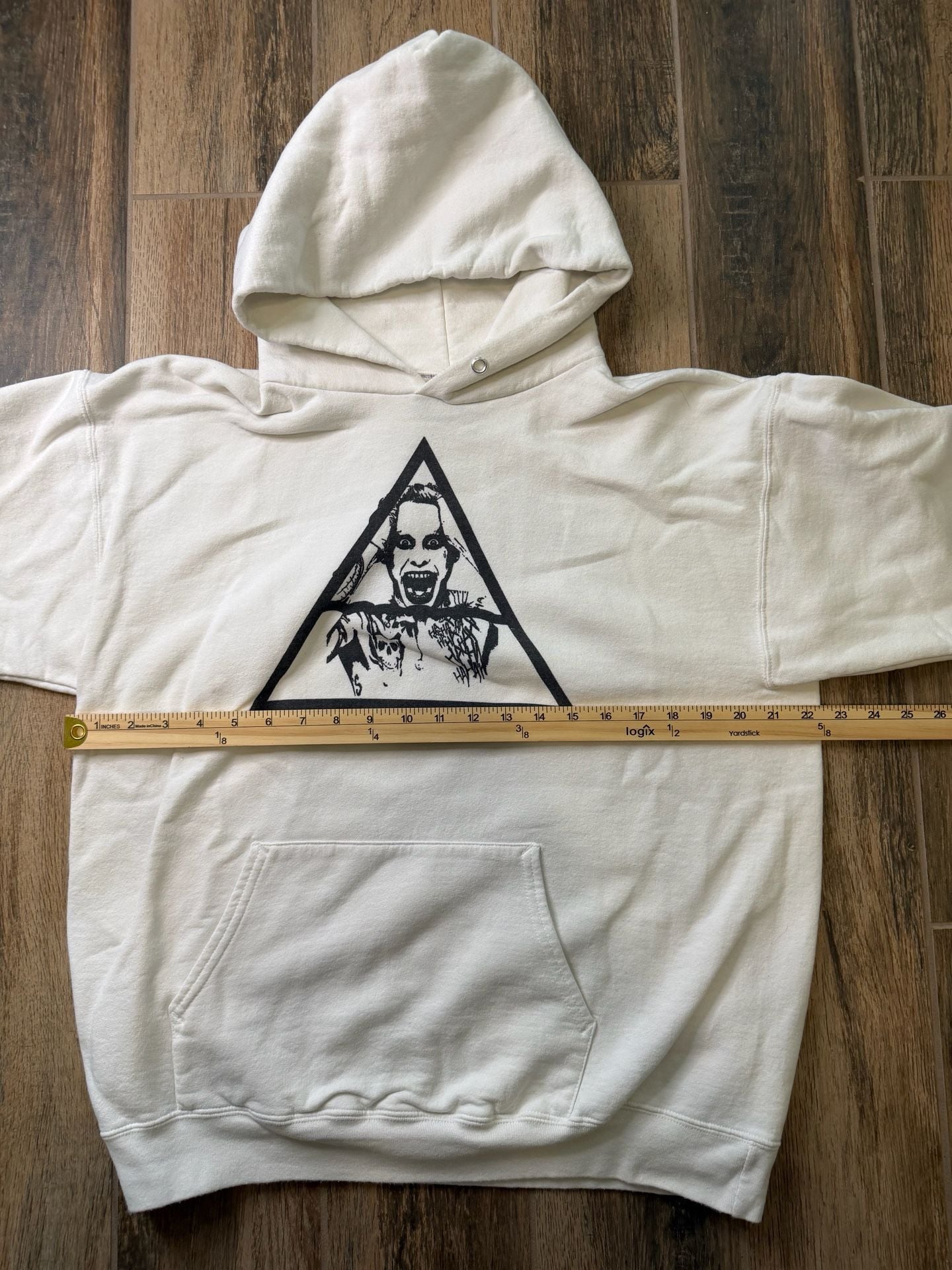 Hanes Graphic Hoodie Size M 38-40 White 30 Seconds To Insanity 5