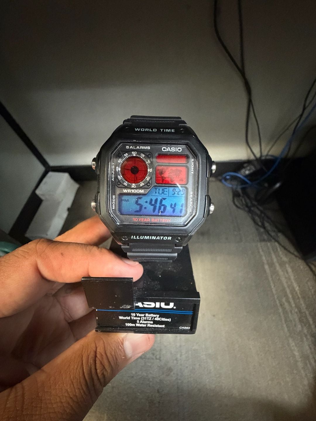Casio AE-1200WH World Time Illuminator Digital Watch Black
Spider-Man edition 2