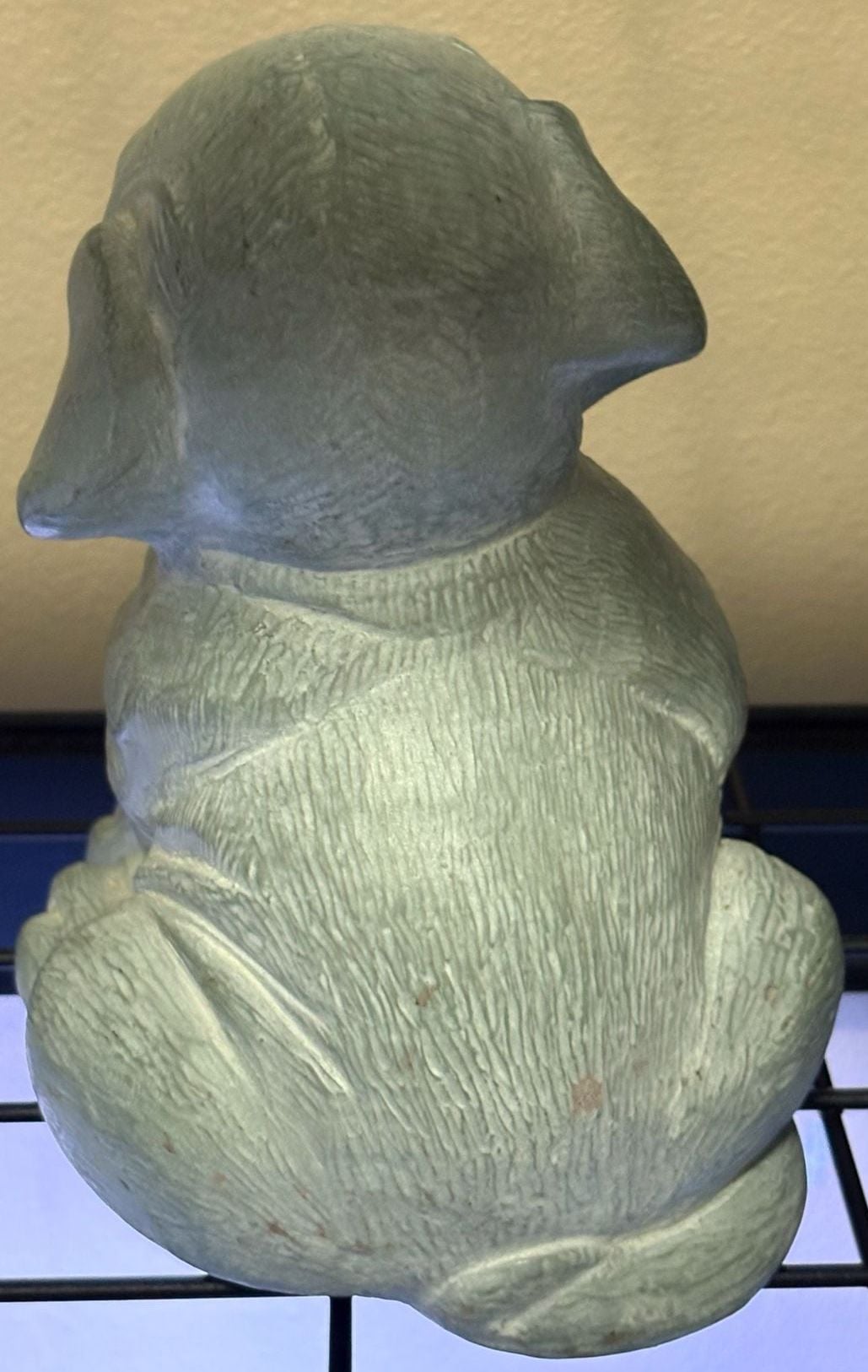 Isabel Bloom Concrete Puppy With Baseball Garden Statue 3