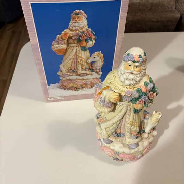 ABC Distributing Victorian Santa Musical Figurine 39305