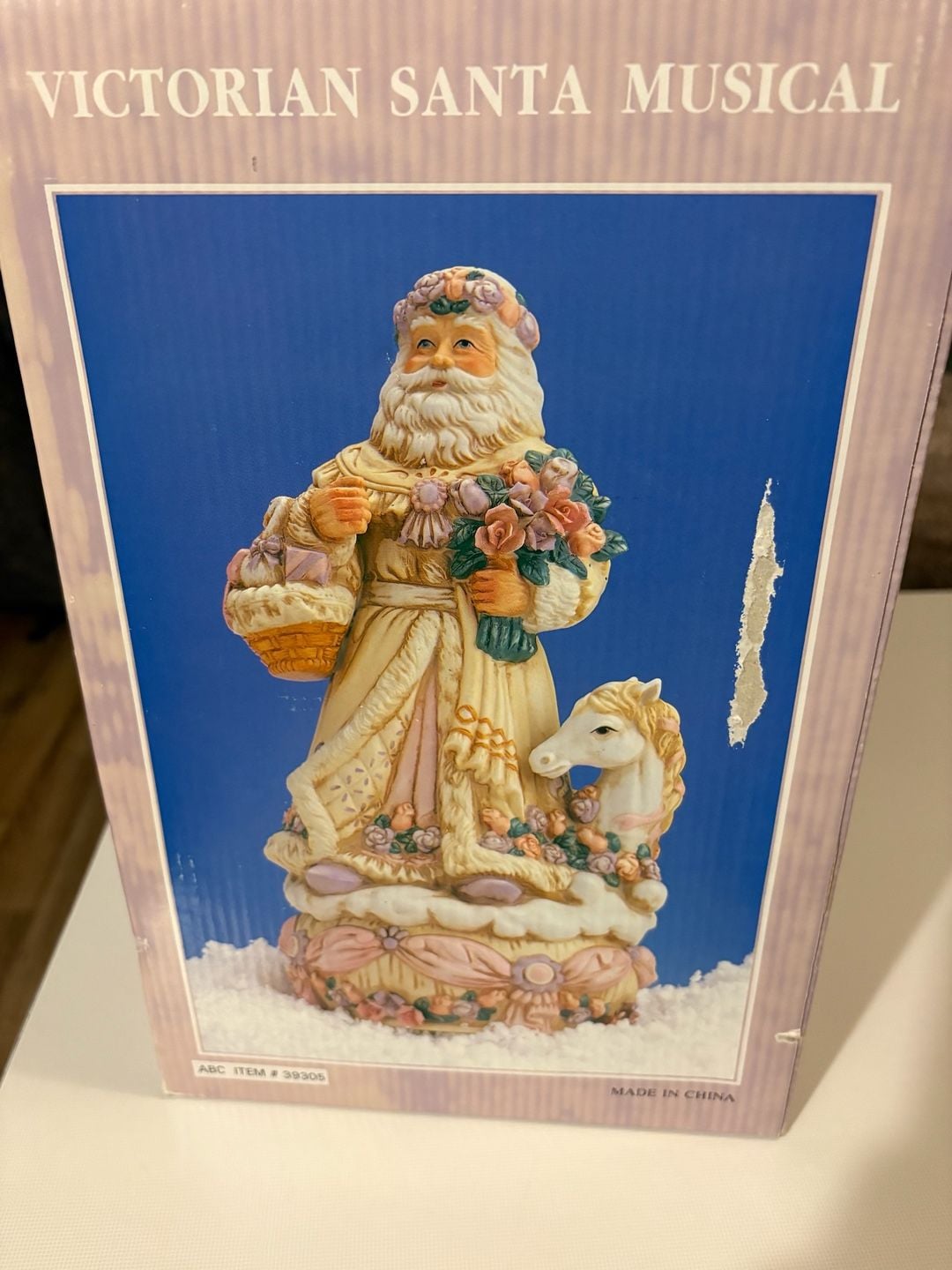 ABC Distributing Victorian Santa Musical Figurine 39305 7