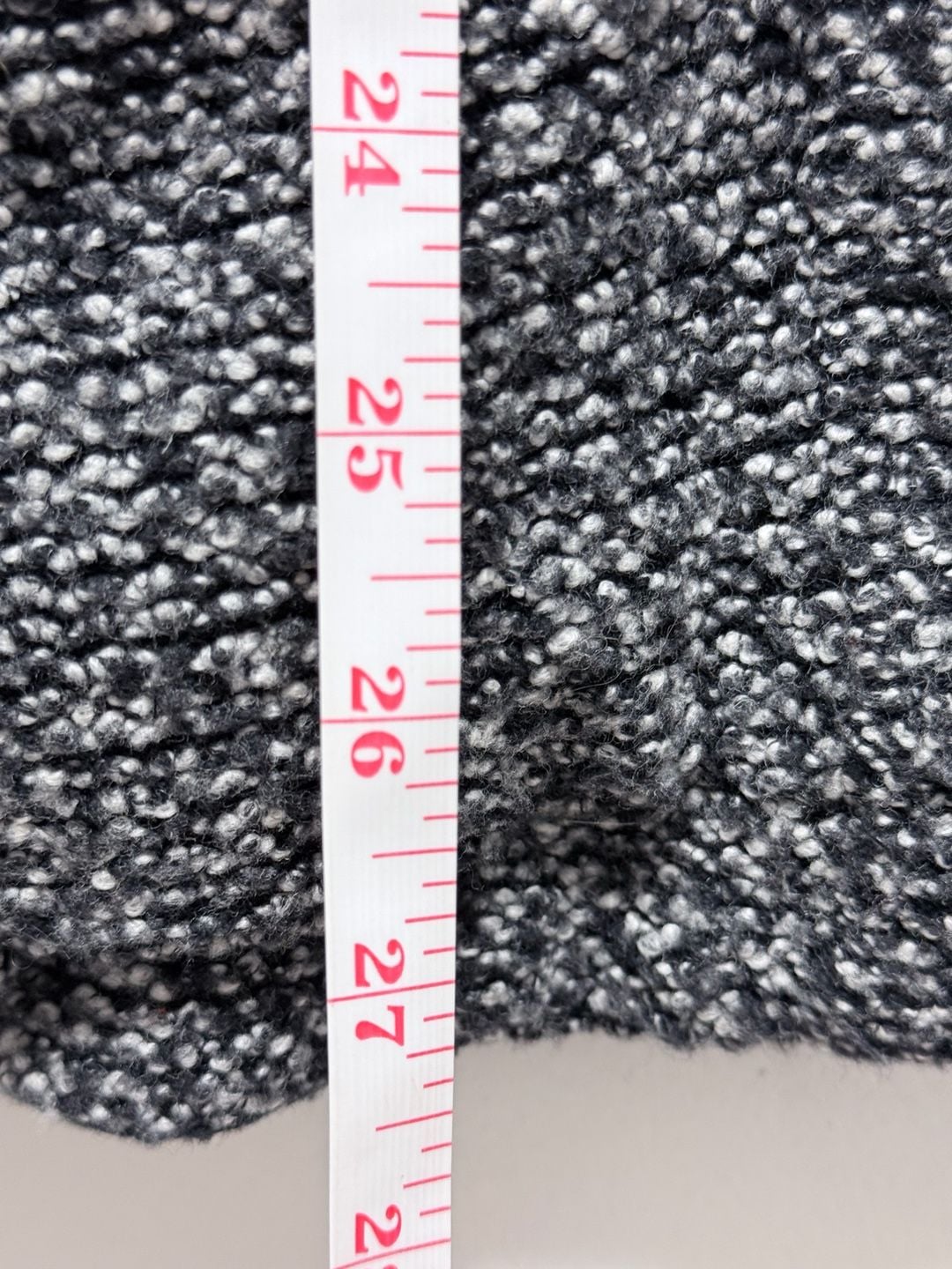 Free People Tweed Peacoat Soft Black White Wool Blend 9