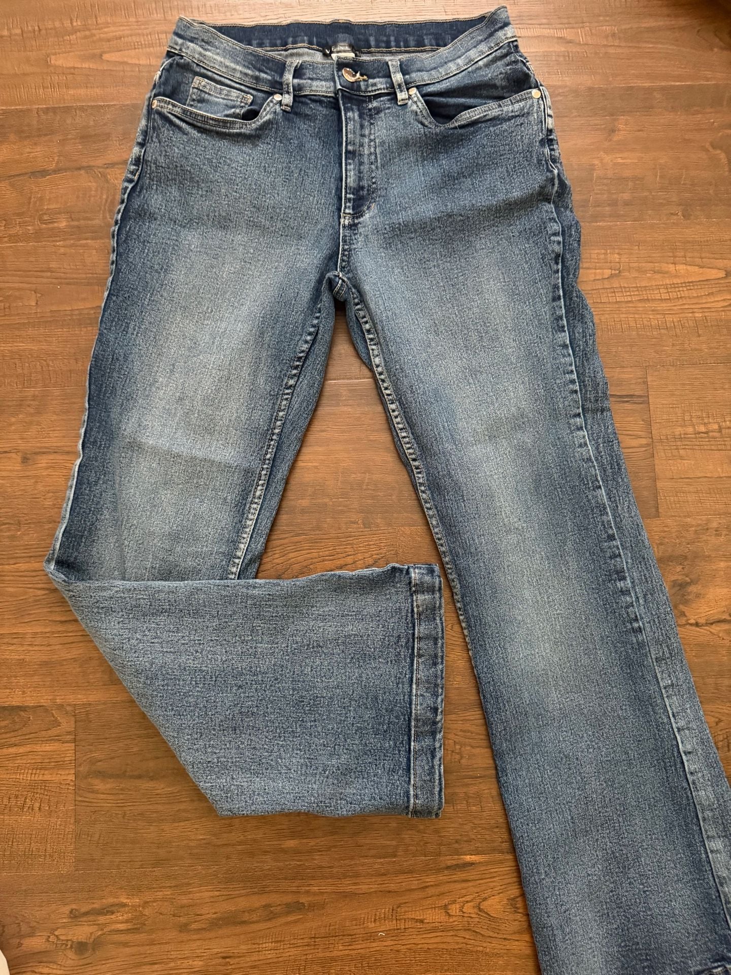 Venus Blue Jeans Size 10S Bootcut Mid Rise Denim Pants 3