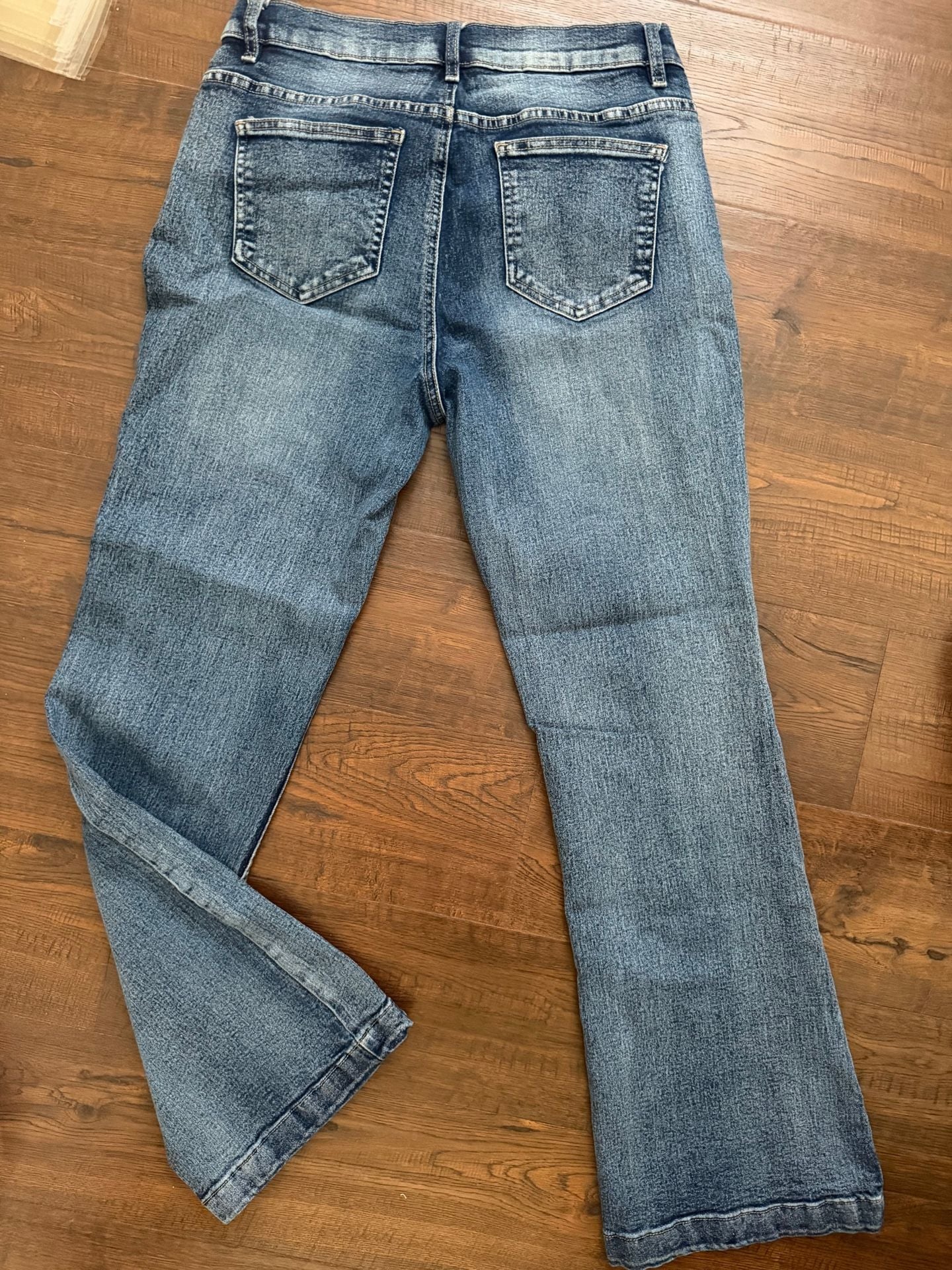 Venus Blue Jeans Size 10S Bootcut Mid Rise Denim Pants 8