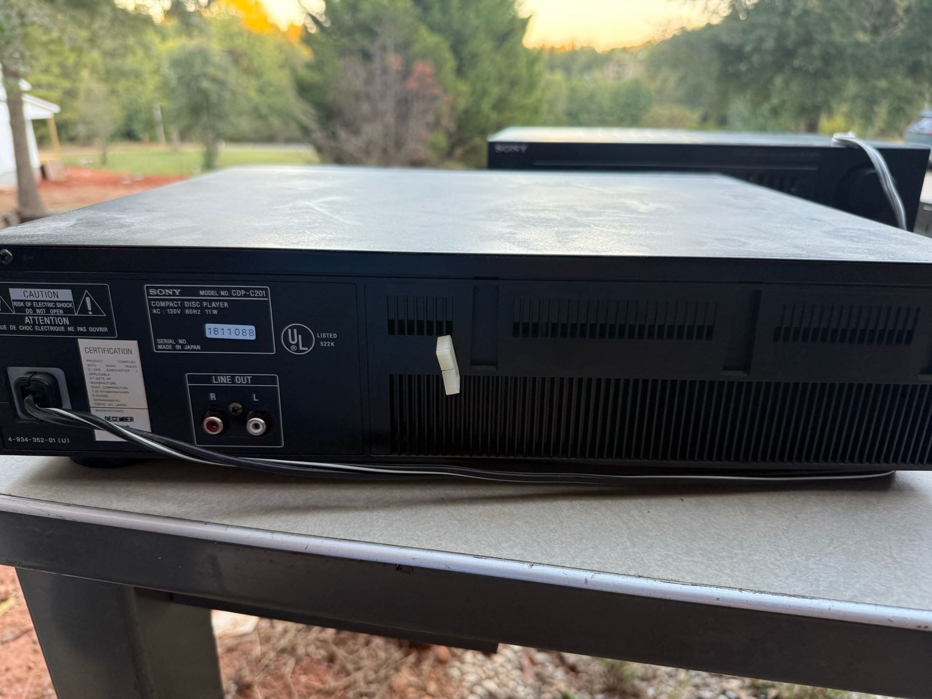 Sony CDP-C305 5-Disc Compact Disc CD Player Changer 9