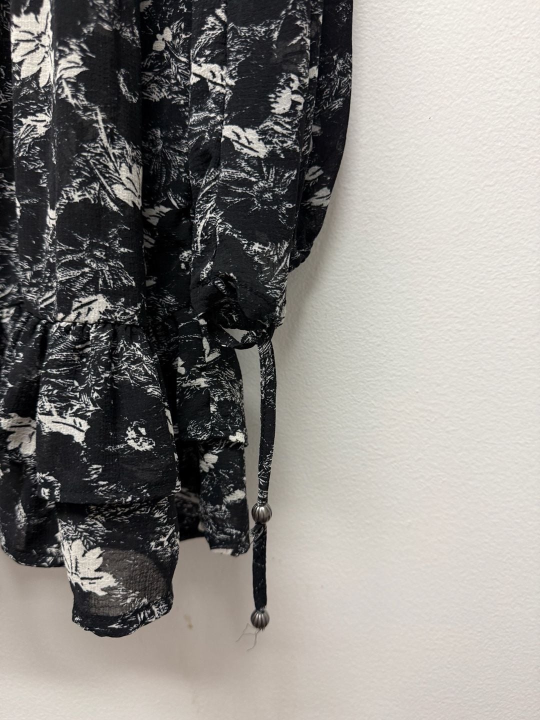Free People These Dreams Mini Dress Black Combo Small 9