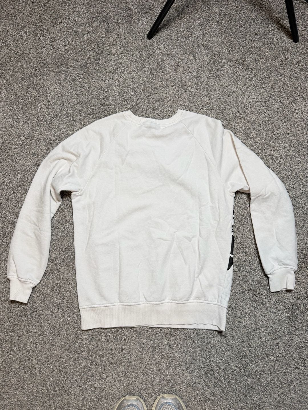The North Face Graphic Injection Crew Size M White Logo Sweatshirt 3