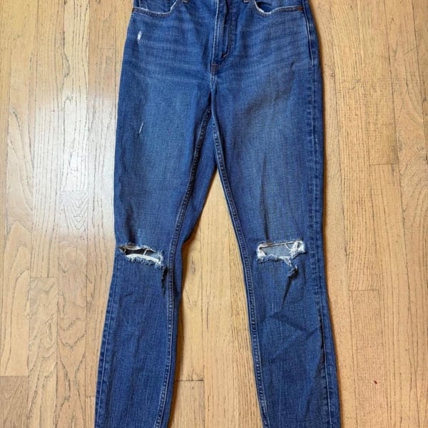 Abercrombie & Fitch The Skinny High Rise Blue Jeans Size 2