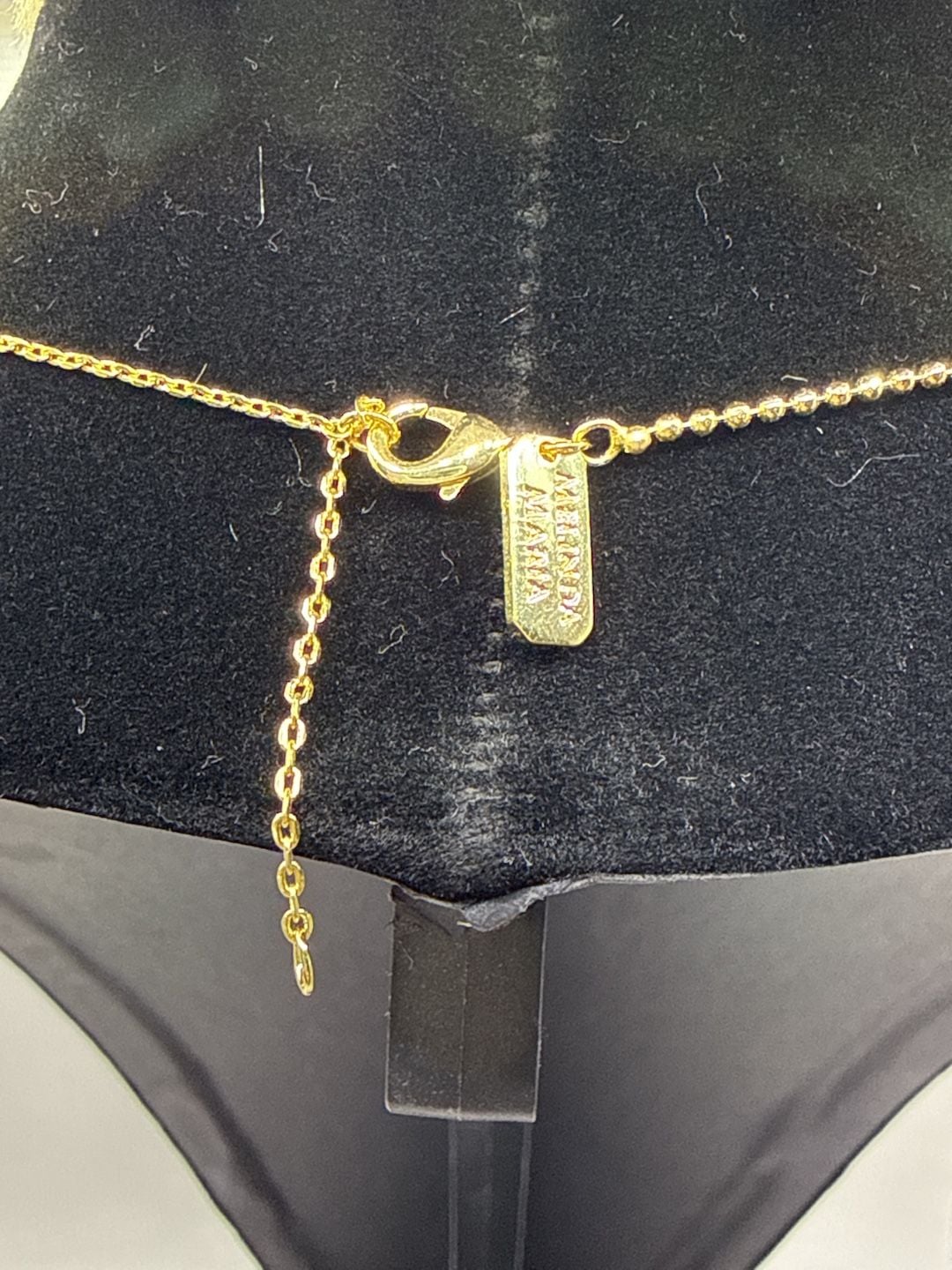 Melinda Maria Coin Pendant Necklace Gold-Tone Ball Chain 3