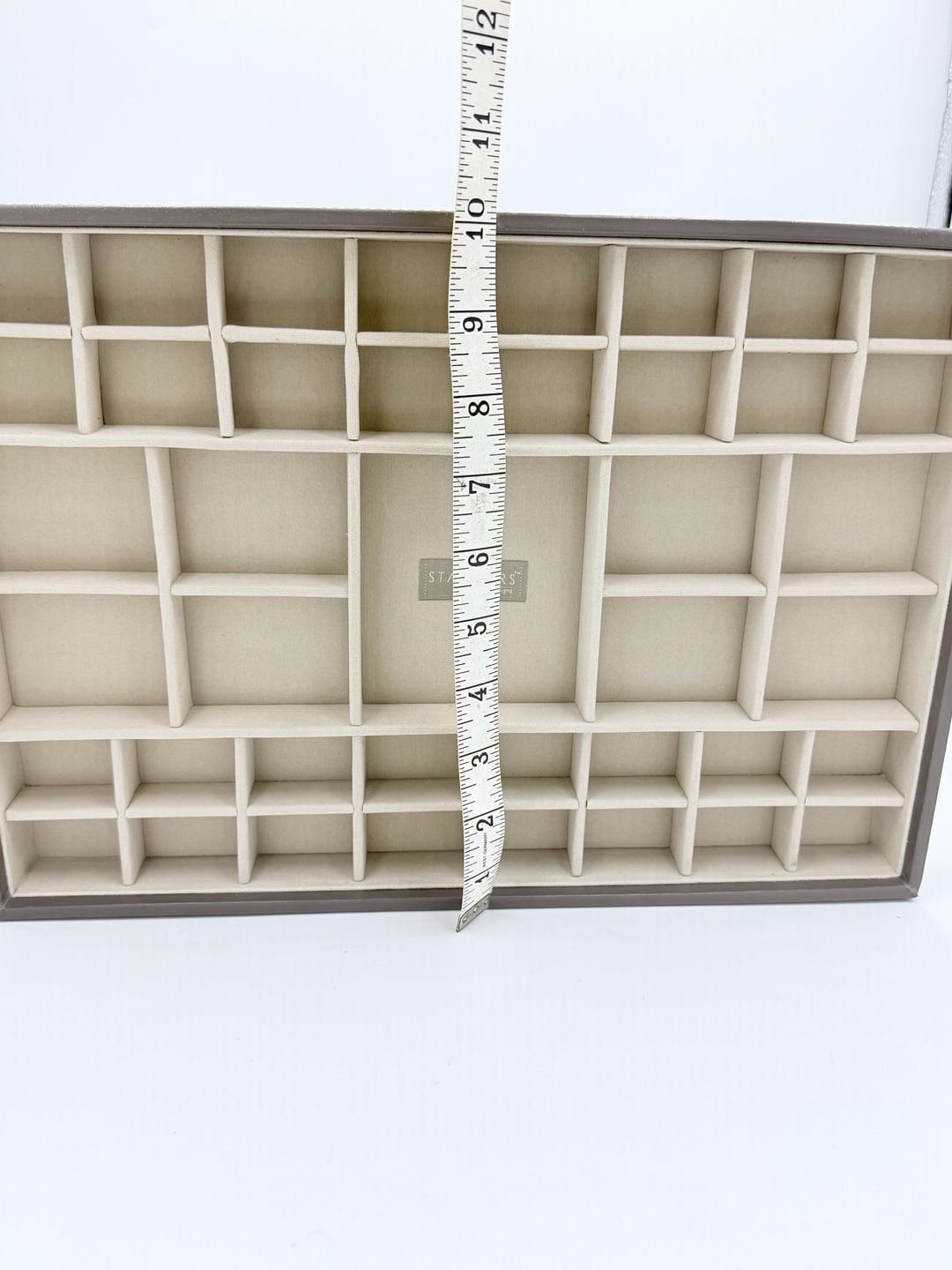 Stackers Pebble Grey Supersize 41 Section Jewellery Box 7