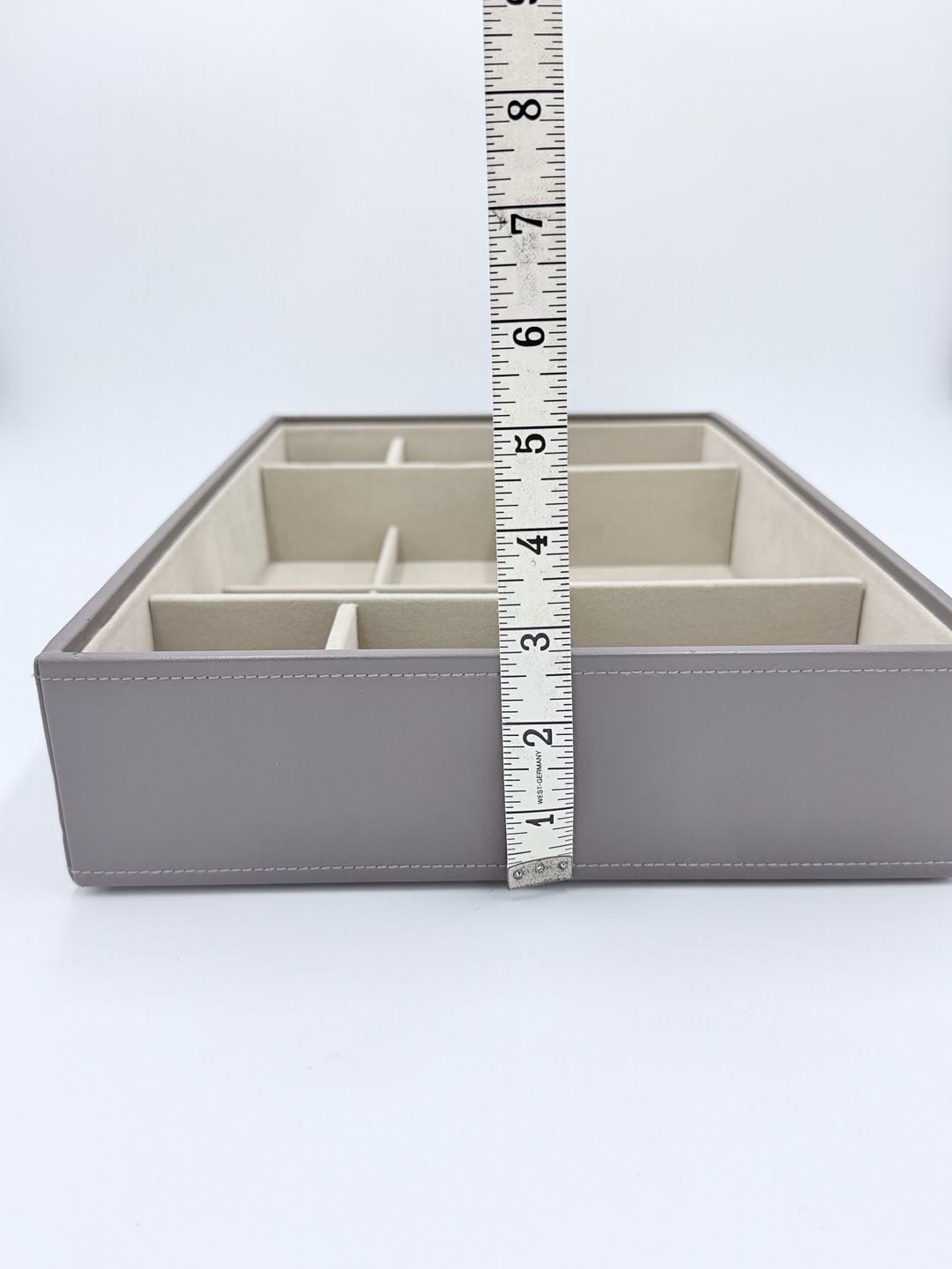 Stackers Pebble Grey Supersize 41 Section Jewellery Box 10