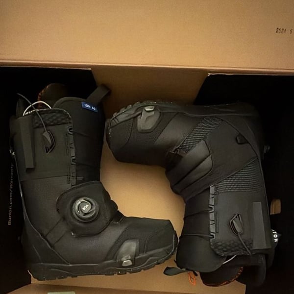 Burton Ion Step On Snowboard Boots Size 10 Black
