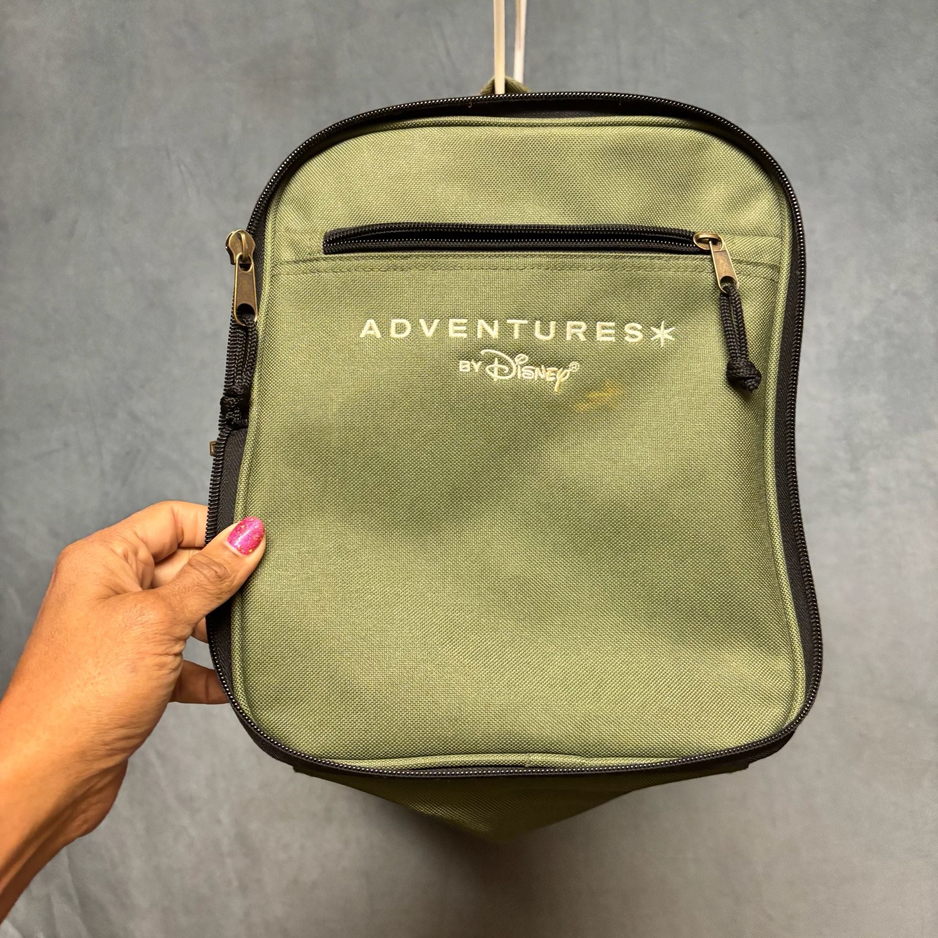 Adventures By Disney Green Collapsible Travel Duffle Bag 7