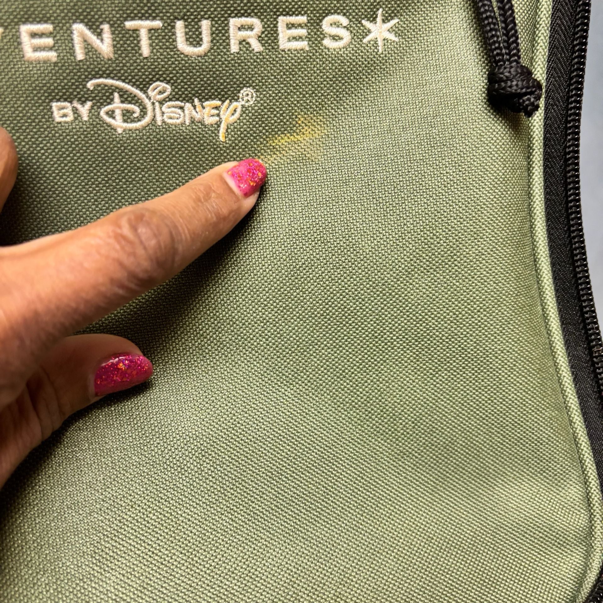 Adventures By Disney Green Collapsible Travel Duffle Bag 8