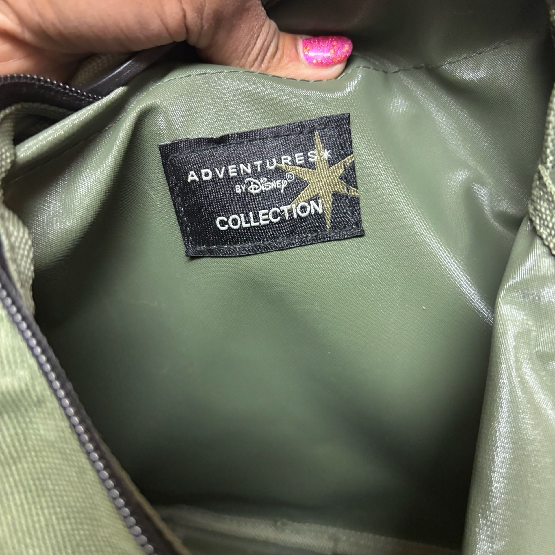Adventures By Disney Green Collapsible Travel Duffle Bag 13
