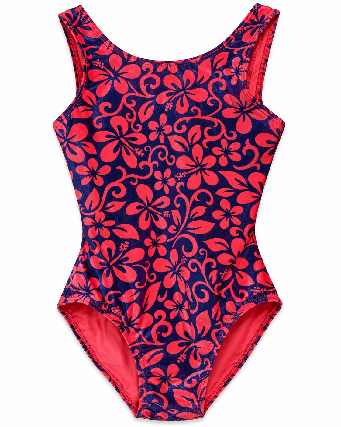 GK Elite Girls Gymnastics Leotard – Child Large – Floral Pink & Purple 2