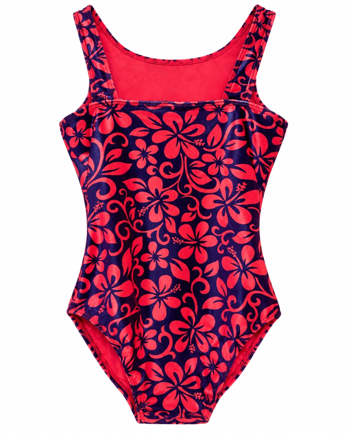 GK Elite Girls Gymnastics Leotard – Child Large – Floral Pink & Purple 3