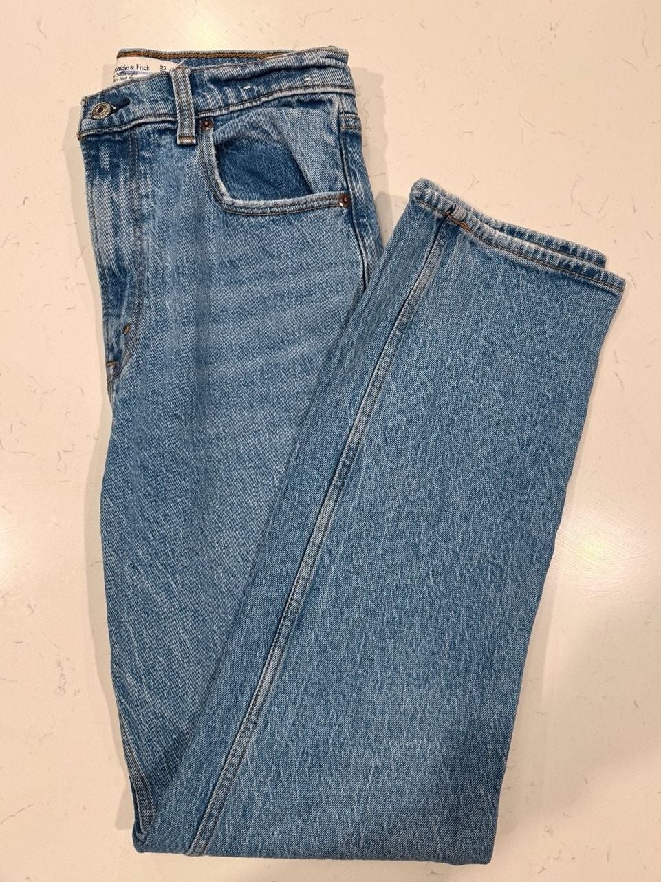 Abercrombie & Fitch The 90s Straight Ultra High Rise Jeans Size 27 4R 1