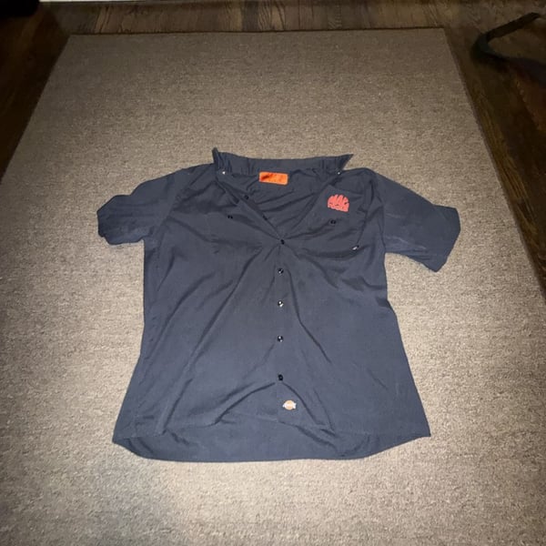 Dickies Mac Tools Gassers Short Sleeve Work Shirt Size XXL Black
