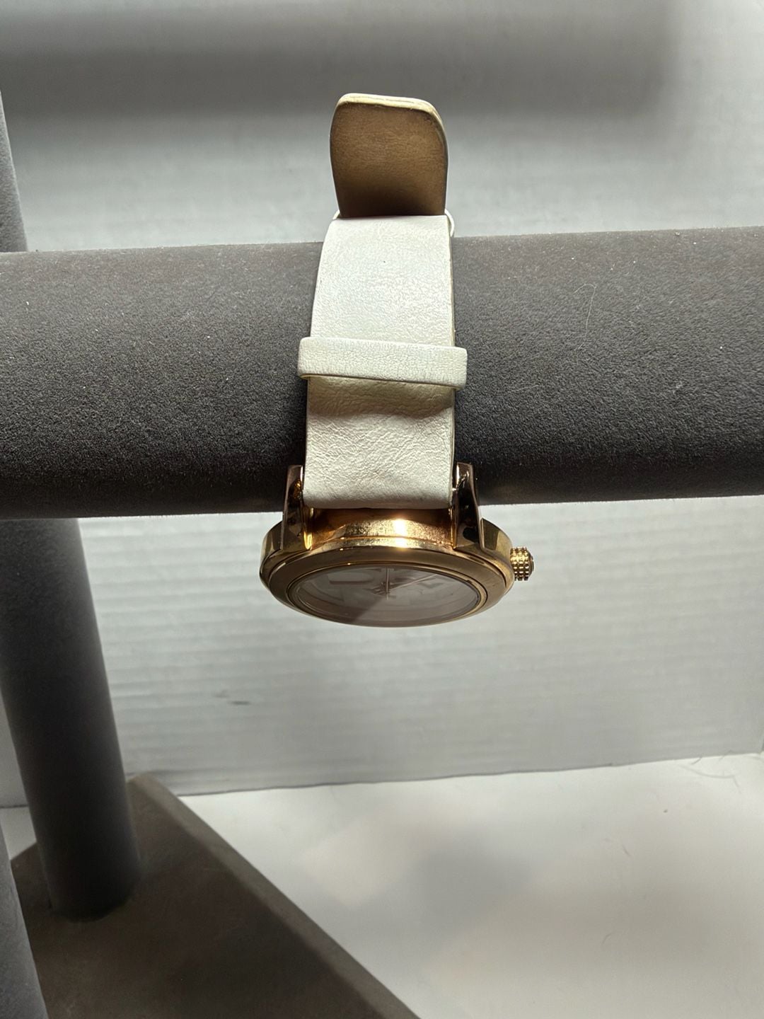 DKNY NY8827 Park Avenue White Dial White Leather Strap Women's Watch 9