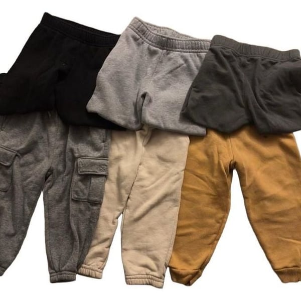 Toddler Sweatpants Joggers Lot Assorted Colors Size 18M