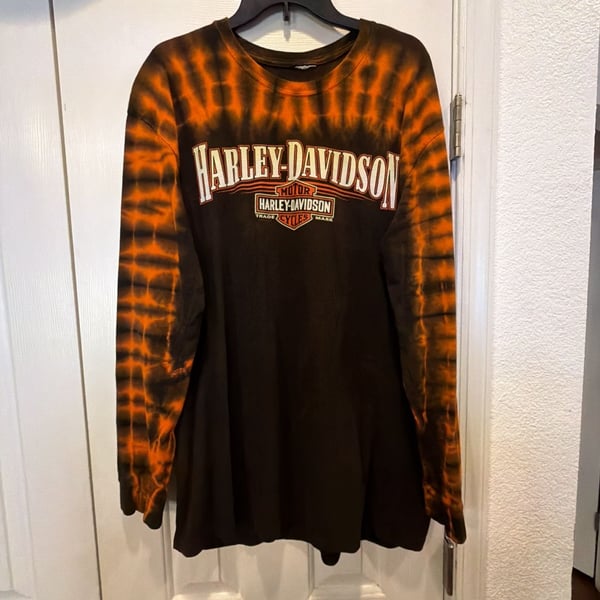 Harley-Davidson Montgomery Alabama Tie Dye Long Sleeve Shirt