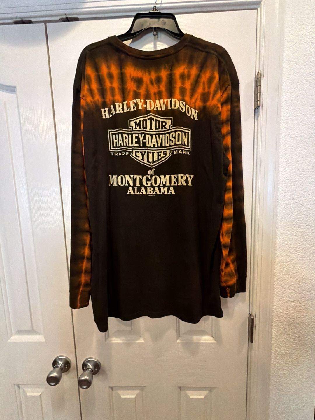 Harley-Davidson Montgomery Alabama Tie Dye Long Sleeve Shirt 3