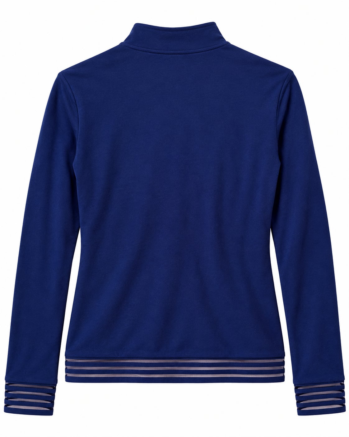 Justice Active Girls Size 10 Navy “Gymnast” Quarter Zip Pullover 3