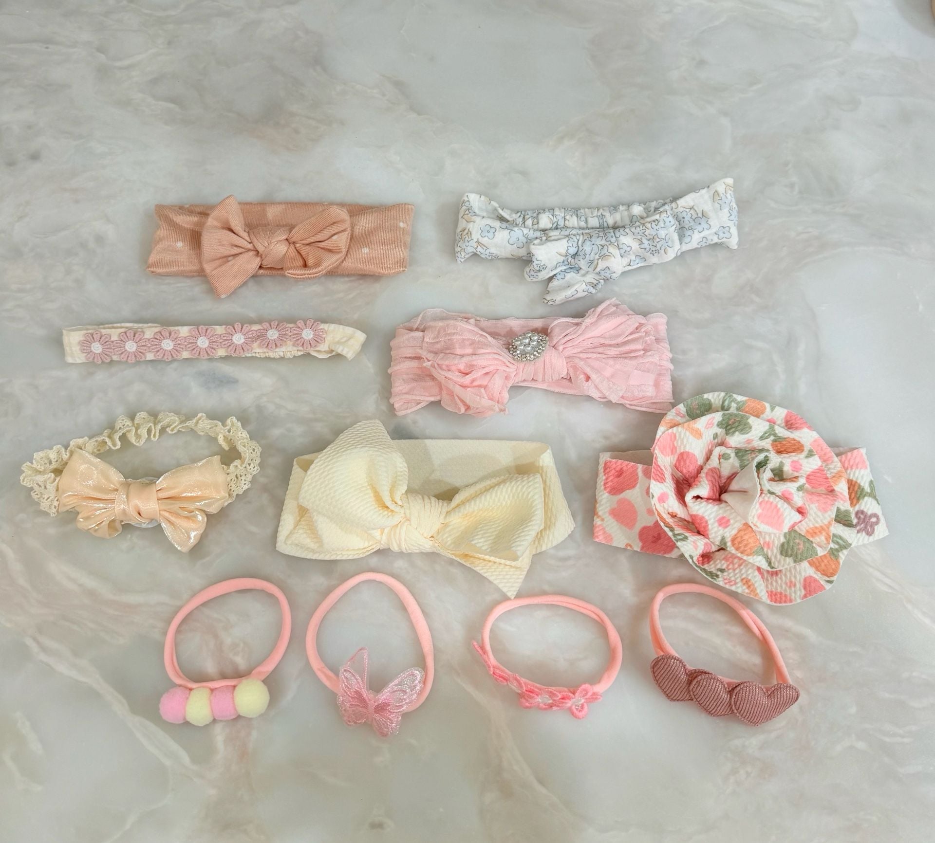 Baby Girl Bow Headband Set 1