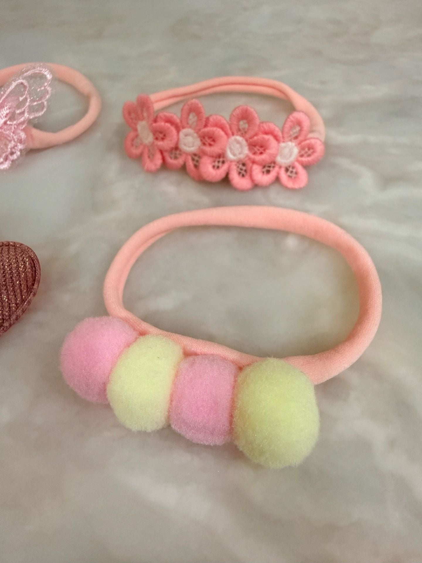 Baby Girl Bow Headband Set 3