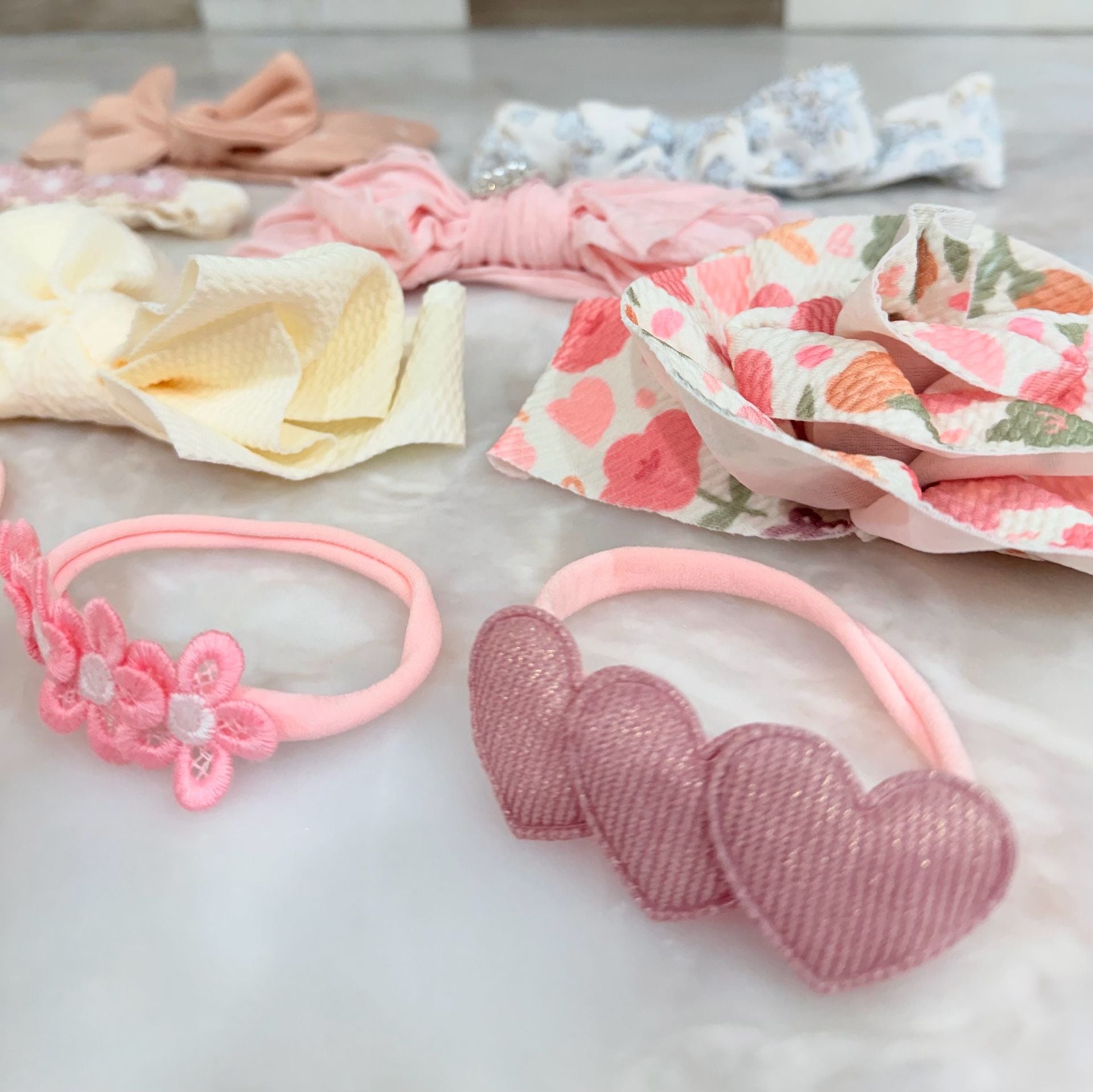Baby Girl Bow Headband Set 5
